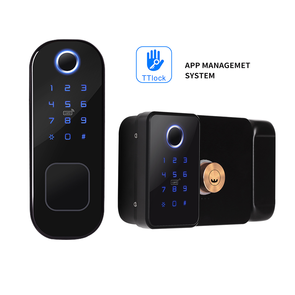 Smart Garden Door Lock - TTLOCK-Serrure de porte intelligente extérieure, empreintes
