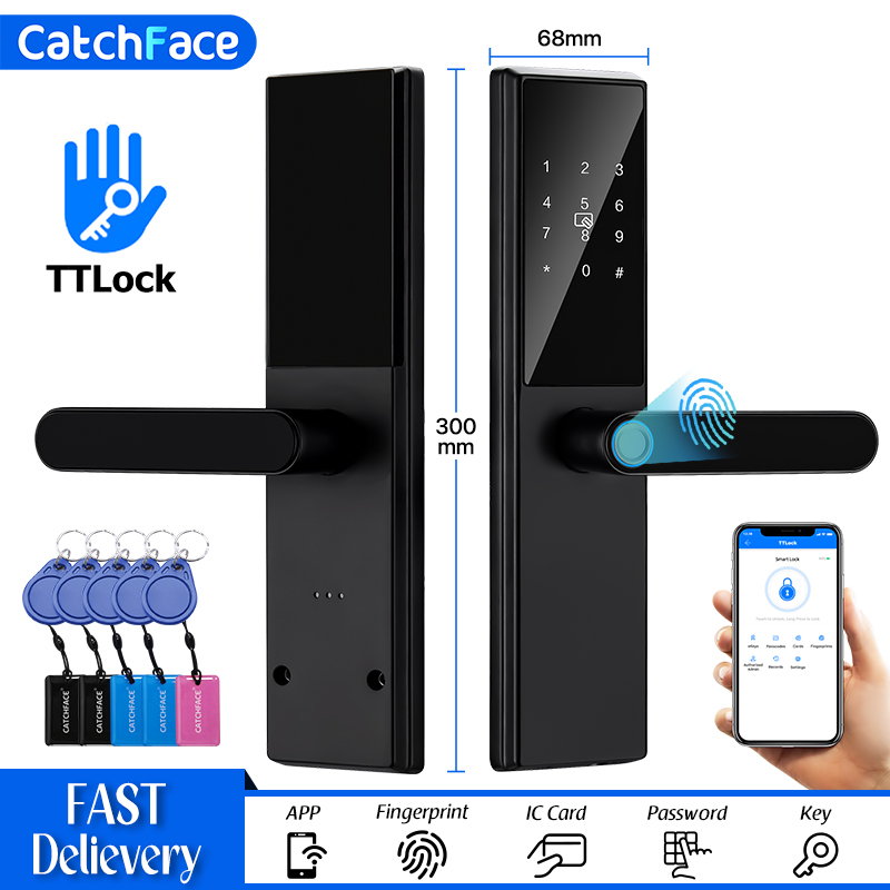 Smart Garden Door Lock - Serrure de porte intelligente à empreintes