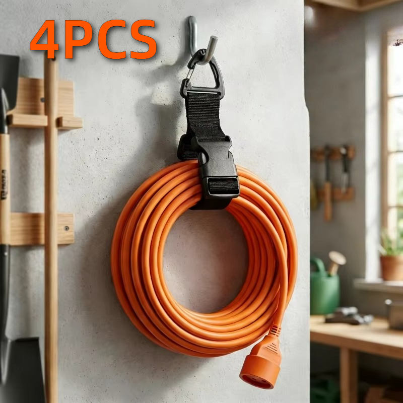 Smart Garden Storage - Lot de 4 attaches réglables pour