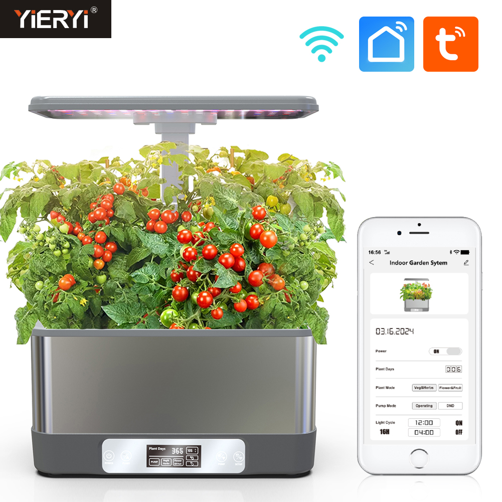 Smart Pod Garden - Système de culture hydroponique intelligent WiFi,