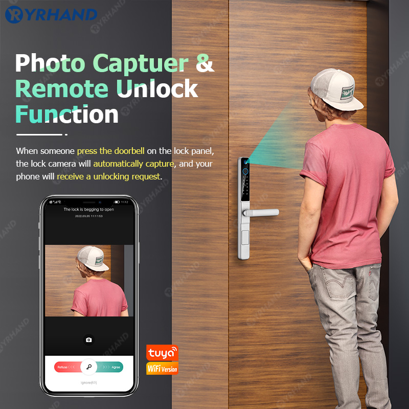 YRHAND IP66 sans clé oeil de c - Smart Garden Door Lock avis et prix