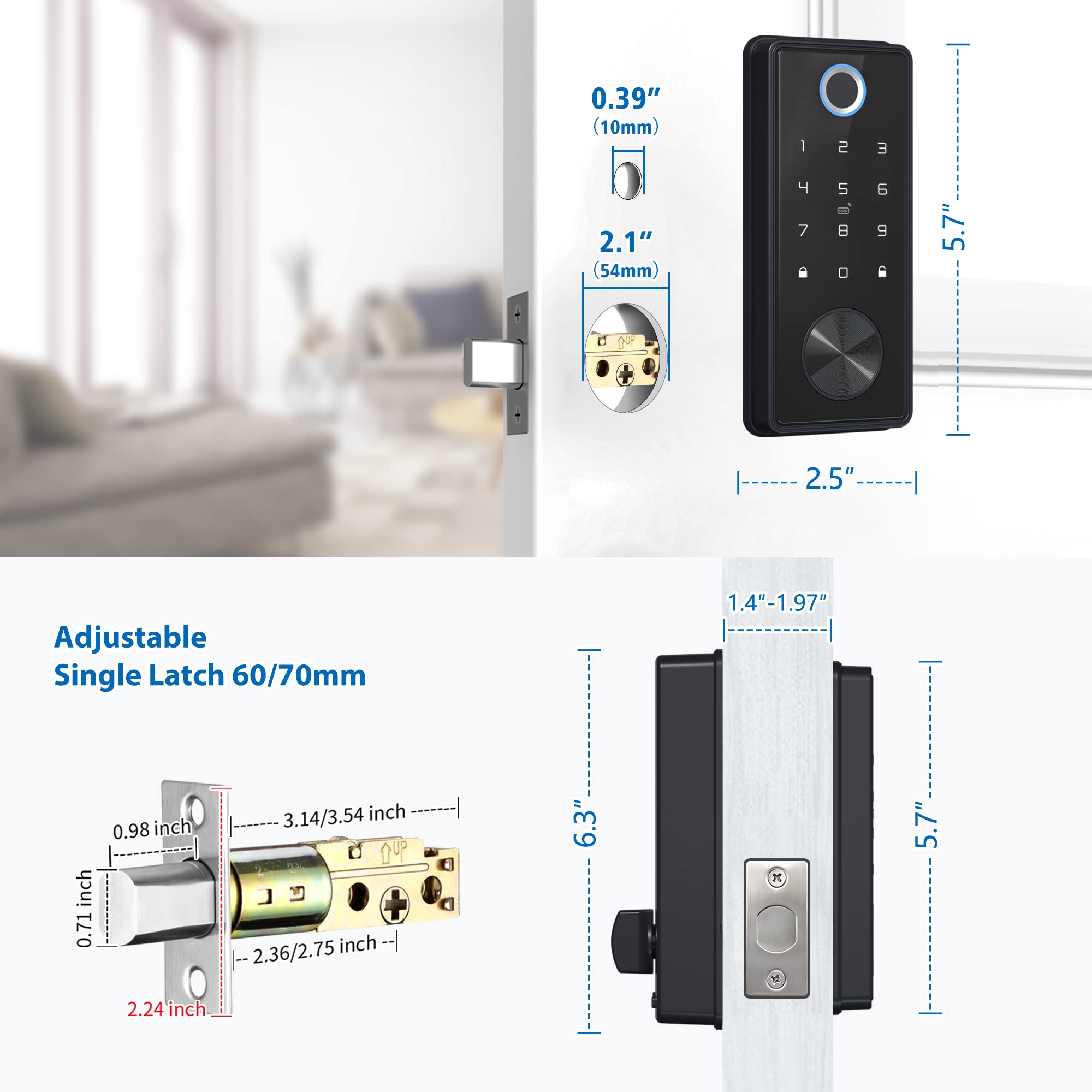 Serrures à pêne dormant intell - Smart Garden Door Lock avis et prix