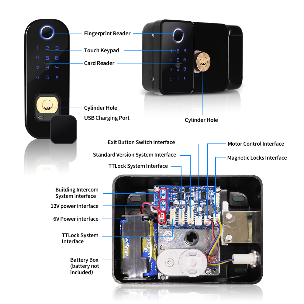 TTLOCK-Serrure de porte intell - Smart Garden Door Lock avis et prix