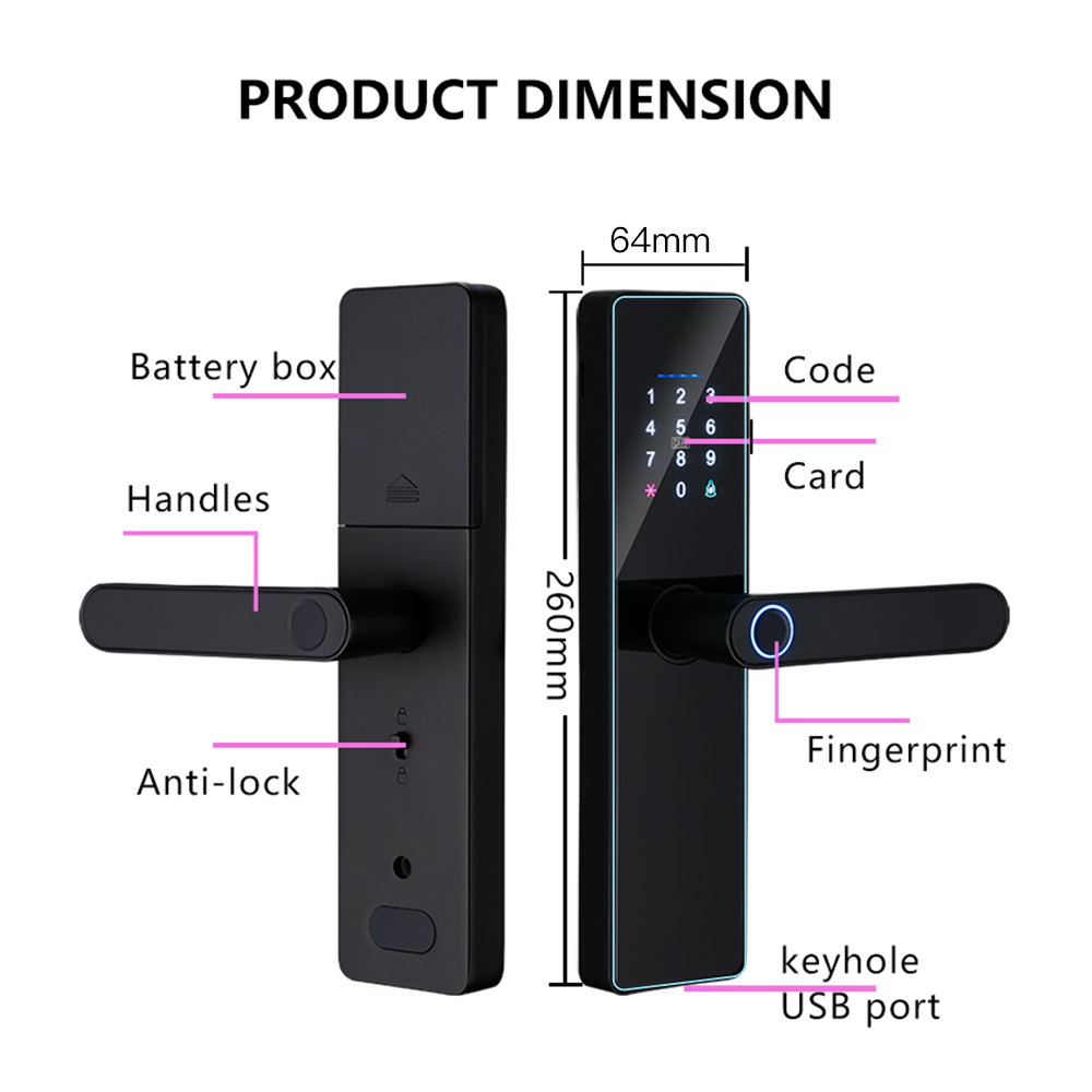 Nouvelle Serrure de Porte Inte - Smart Garden Door Lock avis et prix