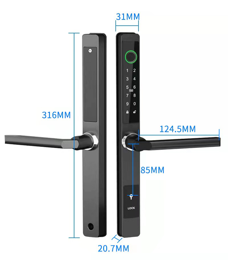 Serrure de porte numérique bio - Smart Garden Door Lock avis et prix