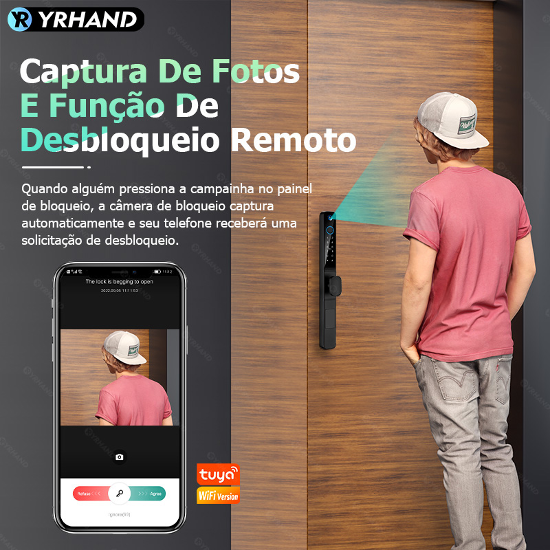 YRHAND fechadura eletronico nu - Smart Garden Door Lock avis et prix
