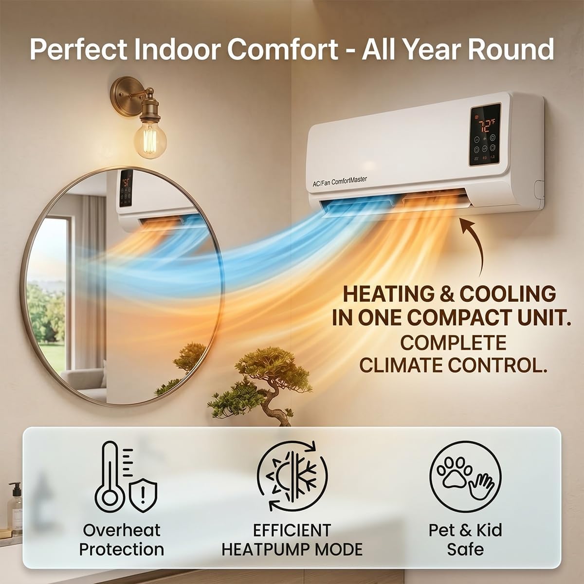 Ventilateur et chauffage combi - Smart Garden Offices avis et prix