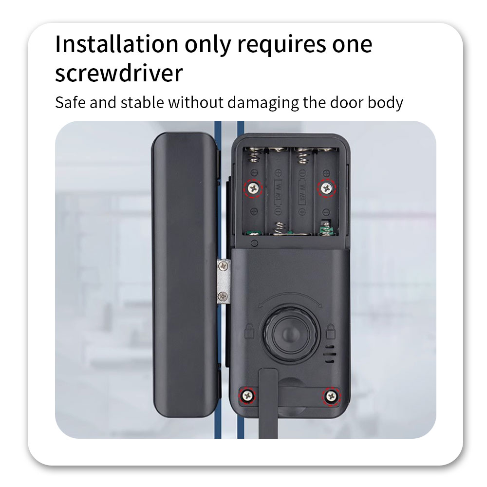Serrure de porte en verre inte - Smart Garden Door Lock avis et prix