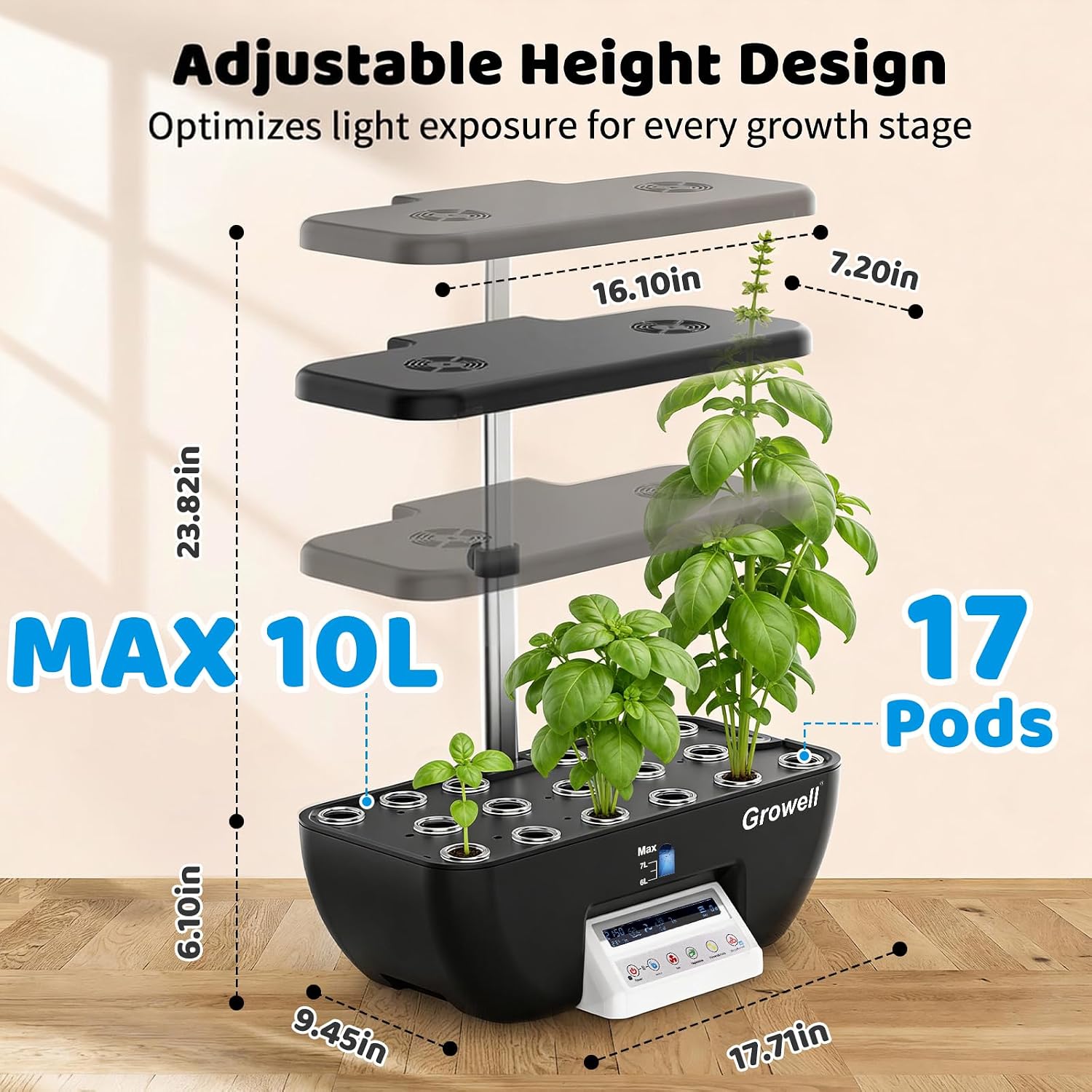 Kit de culture hydroponique 17 - Smart Pod Garden avis et prix