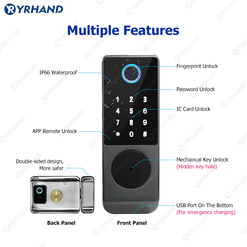Uya – verrou de sécurité pour  - Smart Garden Door Lock avis et prix
